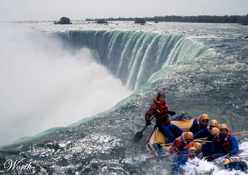 Now we have to paddle real hard!