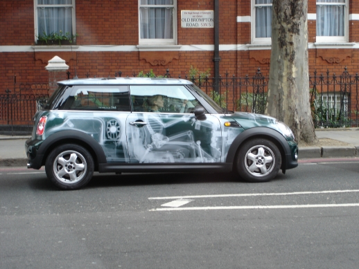 Good paint! Mini Cooper X-ray