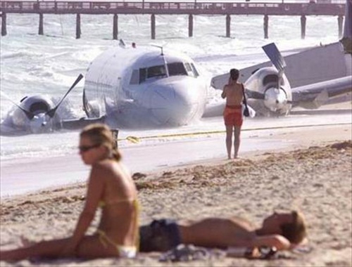 Quiet day at the beach