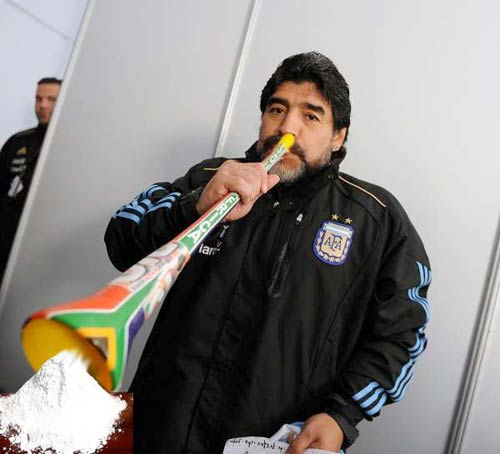 Vuvuzela van Maradonna